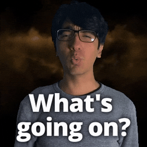 Confused Whats Going On GIF
