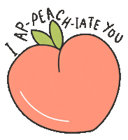 Peach Appreciate Sticker by Brazilian Booty Lift