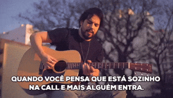 quando você pensa que está sozinho na call e mais
