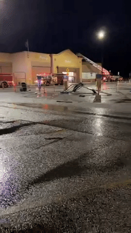 Car Flips Outside Walmart in South Carolina During Tornado-Warned Storms