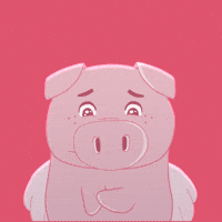 Sad Flying Pig GIF by PositivelyPigasus