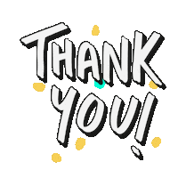 artloverjv typography thank you thanks thankyou Sticker