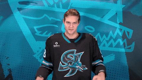 Flexing San Jose GIF by San Jose Barracuda