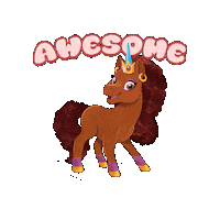 Awesome Congrats Sticker by Afro Unicorn