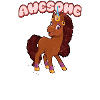 Awesome Congrats Sticker by Afro Unicorn