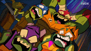 Scared Scream GIF by Teenage Mutant Ninja Turtles