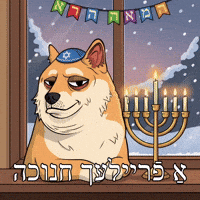 Jewish Hanukkah GIF by Doge Pound