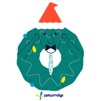 Christmas Wreath Sticker by CelcomDigi