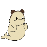 Big Eyes Fun Sticker by Sappy Seals Community