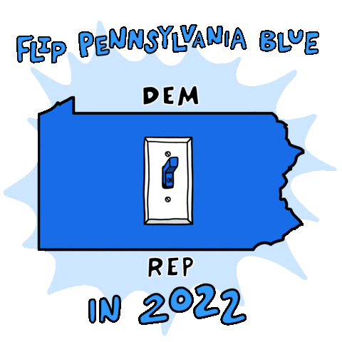 Voting University Of Pennsylvania Sticker by Creative Courage