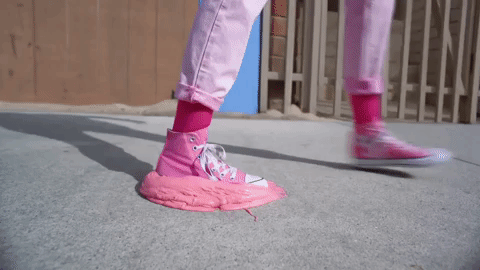 pink converse GIF by Partizan