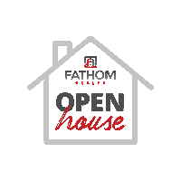 Real Estate Open House Sticker by Fathom Realty