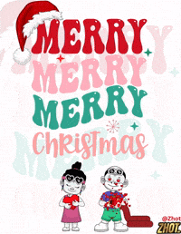Merry Christmas Happy Holidays GIF by Zhotcita