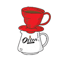 espresso latte Sticker by Otten Coffee