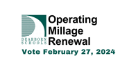 Vote Operating Sticker by Dearborn Public Schools