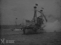 NationalWWIMuseum black and white military navy american flag GIF