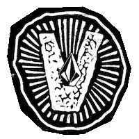V Stone Sticker by Volcom