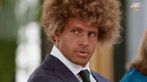 React Looking GIF by Celebrity Apprentice Australia