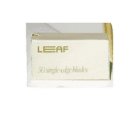 LeafShave leaf sustainable shaving blades Sticker