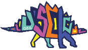 Gg Dinosaur Sticker by Goose and Gander