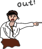 Resign Get Out Sticker by LeapEarsFurnature