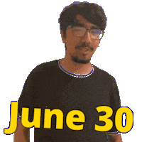 June 30 Sticker