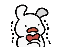 kurutoruto うさぎ うさぎさん カタカタ くるとると Sticker