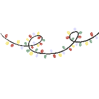 Christmas Lights Sticker