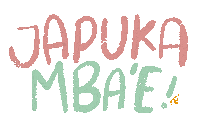 Lettering Guarani Sticker