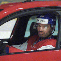 SKODACZ fun car hockey win GIF