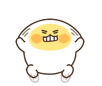 Angry Egg Sticker