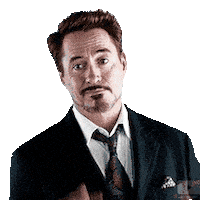 Show Off Tony Stark Sticker