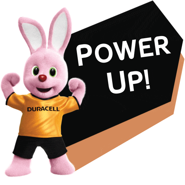power energy Sticker by Duracell Bunny