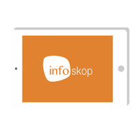 Infoskop Sticker by synMedico GmbH