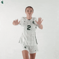 Go Green Womens Soccer GIF by Michigan State Athletics