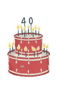 Cake Anniversary Sticker by Calgary Folk Music Festival