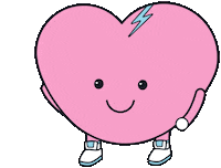 loveyoboki love heart pink surprise Sticker