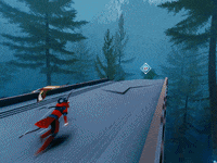 GiantSquidStudios jump arrow fly bow GIF