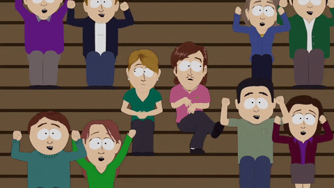 gym cheering GIF by South Park 