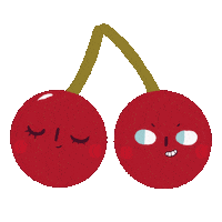 Red Fruit Sparkle Sticker