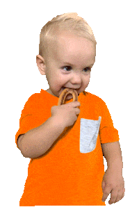 baby smile Sticker by Alex Brain