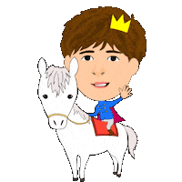 Horse King Sticker