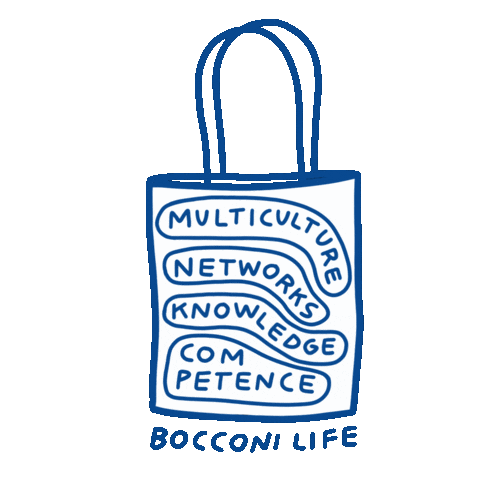 Bag Universitã  Sticker by Bocconi University