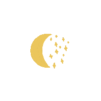 DeiasDesigns moonandstars Sticker