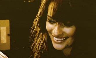lea michele smiling GIF