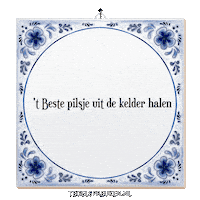 Humor Bier Sticker by Tegelspreuken.nl