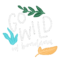 Go Wild Forest Sticker by Ann of Facedit