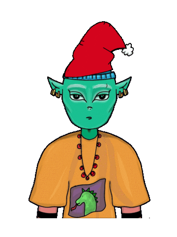 New Year Christmas Sticker