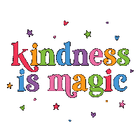 Be Kind 70S Sticker by Happy Peach Club