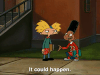 hey arnold nicksplat GIF